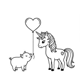 Desenhos de Unicórnio para Imprimir e Colorir