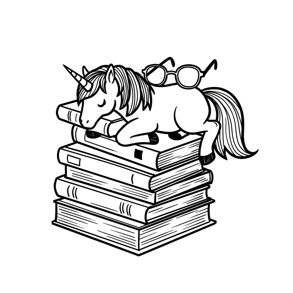 Desenhos de Unicórnio para Imprimir e Colorir