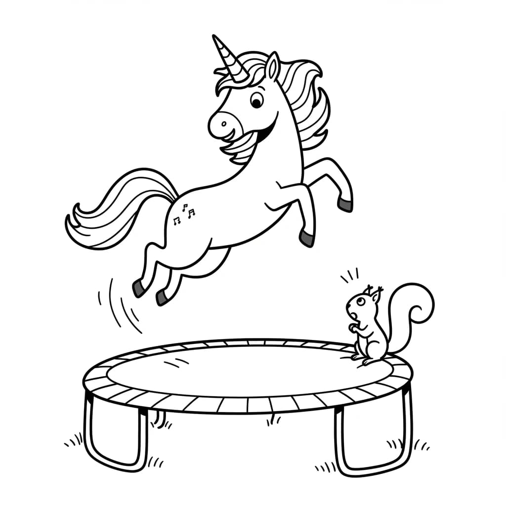 Desenhos de Unicórnio para Imprimir e Colorir