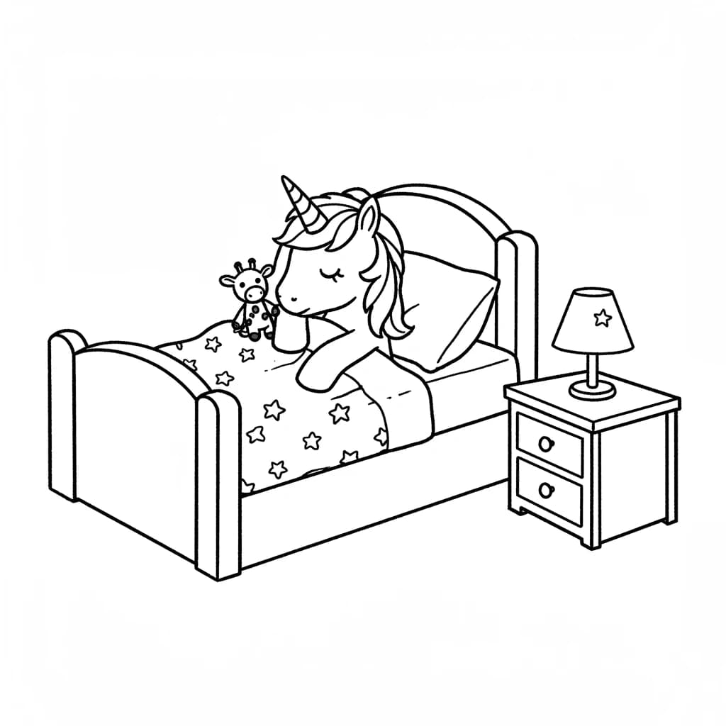 Desenhos de Unicórnio para Imprimir e Colorir