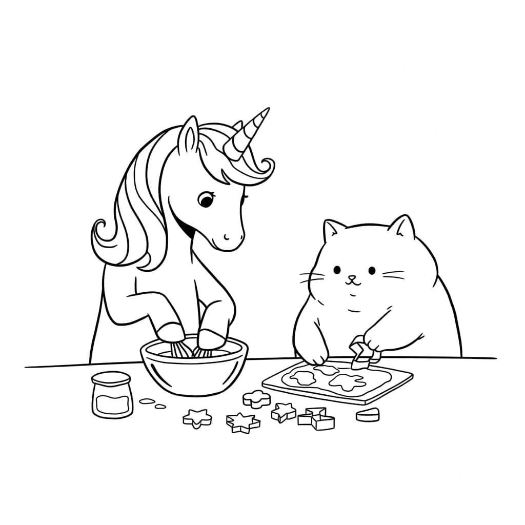 Desenhos de Unicórnio para Imprimir e Colorir