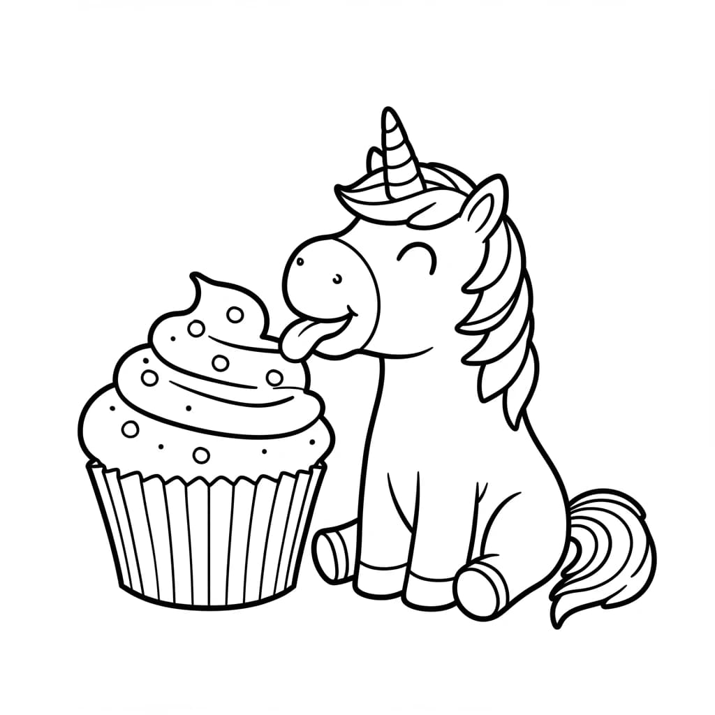 Desenhos de Unicórnio para Imprimir e Colorir