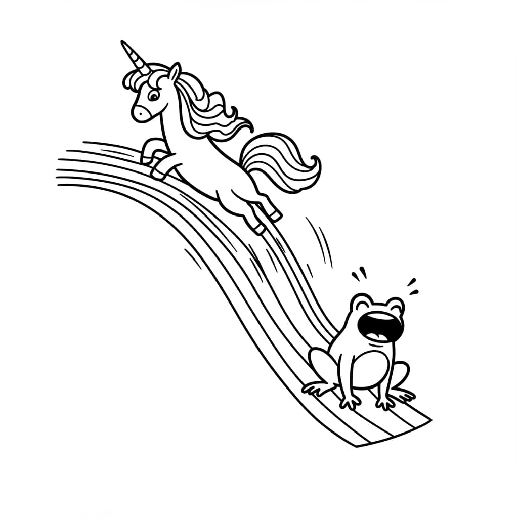 Desenhos de Unicórnio para Imprimir e Colorir