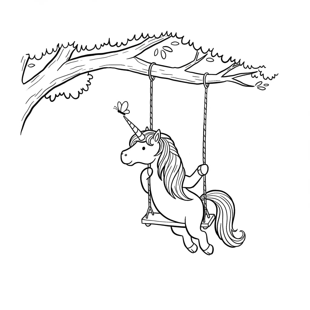 Desenhos de Unicórnio para Imprimir e Colorir