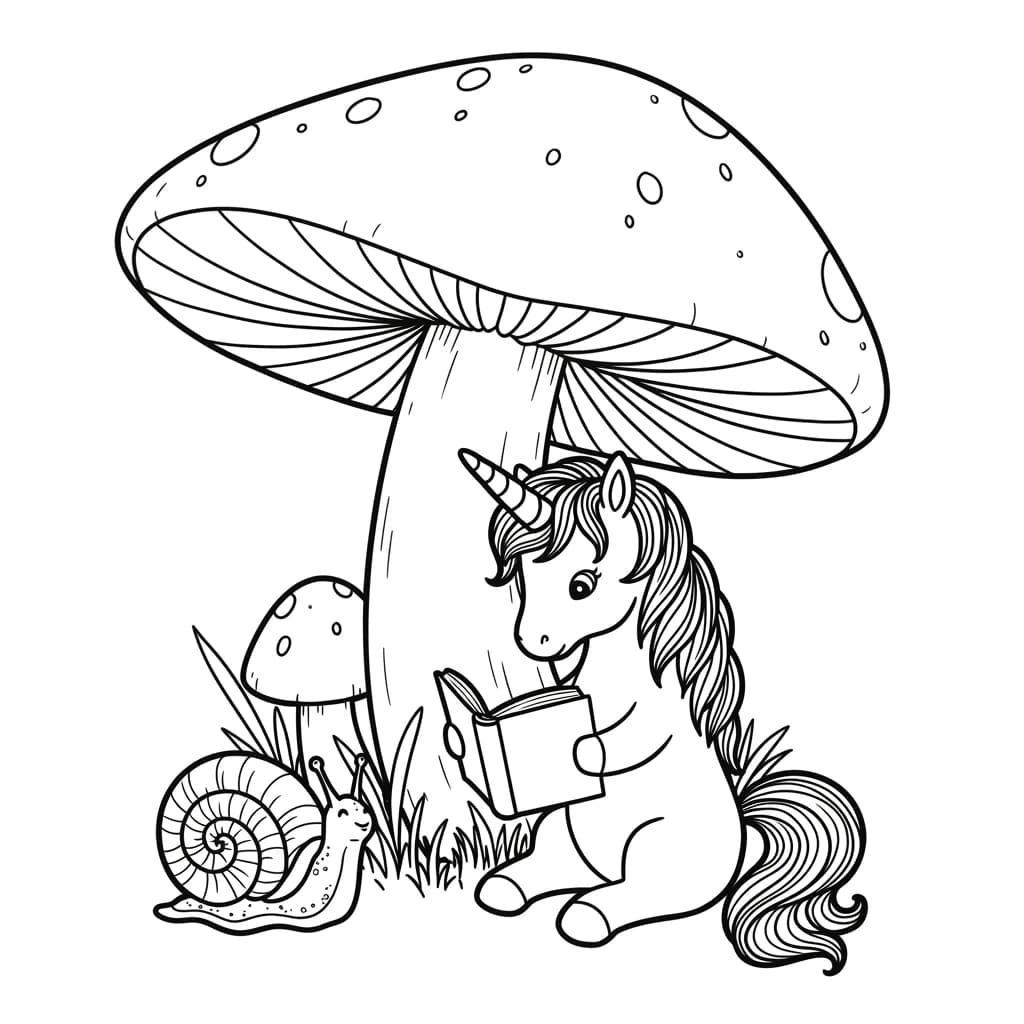 Desenhos de Unicórnio para Imprimir e Colorir