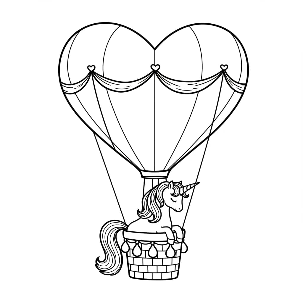 Desenhos de Unicórnio para Imprimir e Colorir