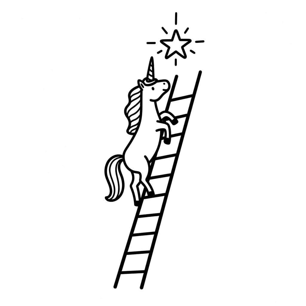 Desenhos de Unicórnio para Imprimir e Colorir