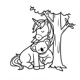 Desenhos de Unicórnio para Imprimir e Colorir