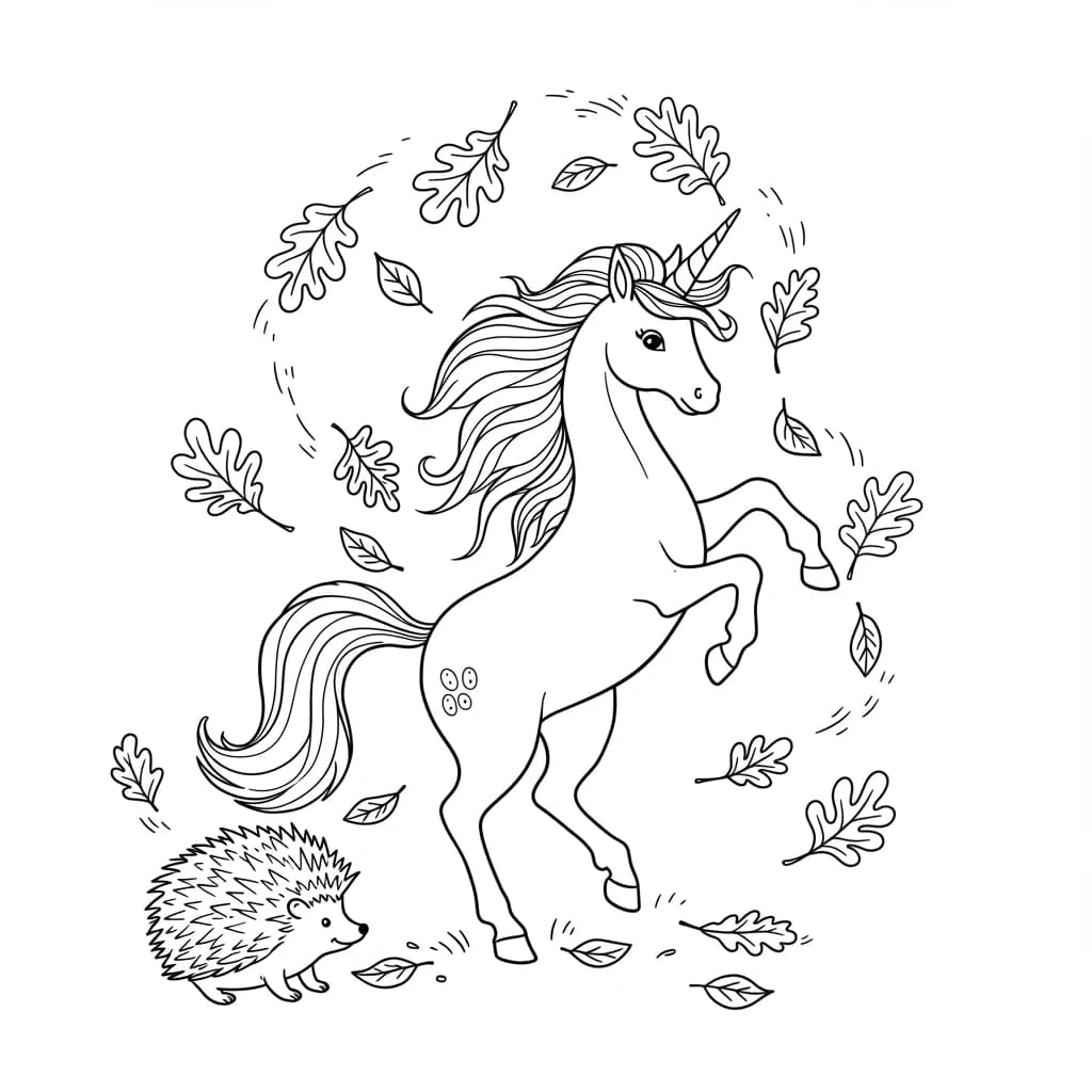 Desenhos de Unicórnio para Imprimir e Colorir