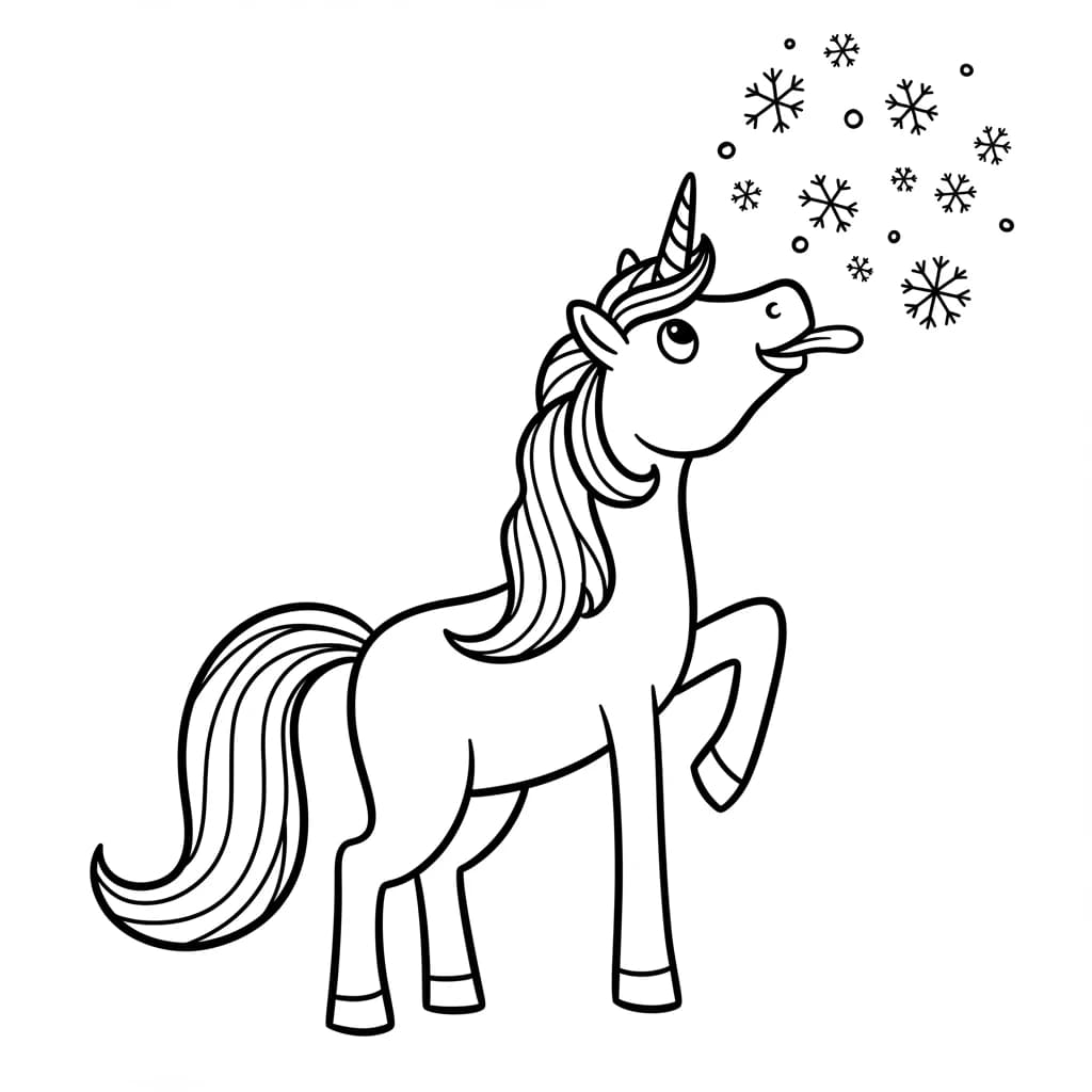 Desenhos de Unicórnio para Imprimir e Colorir