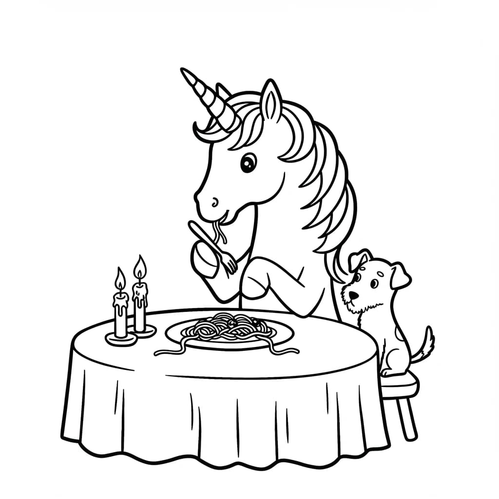 Desenhos de Unicórnio para Imprimir e Colorir