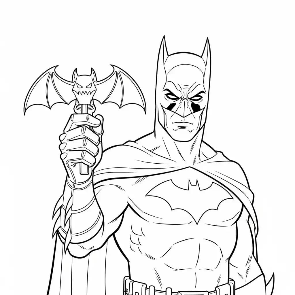 Desenhos do Batman para colorir com cenas de ação, fundo branco e traços grossos, perfeitos para imprimir e pintar