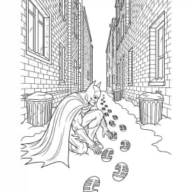 Desenhos do Batman para colorir com cenas de ação, fundo branco e traços grossos, perfeitos para imprimir e pintar