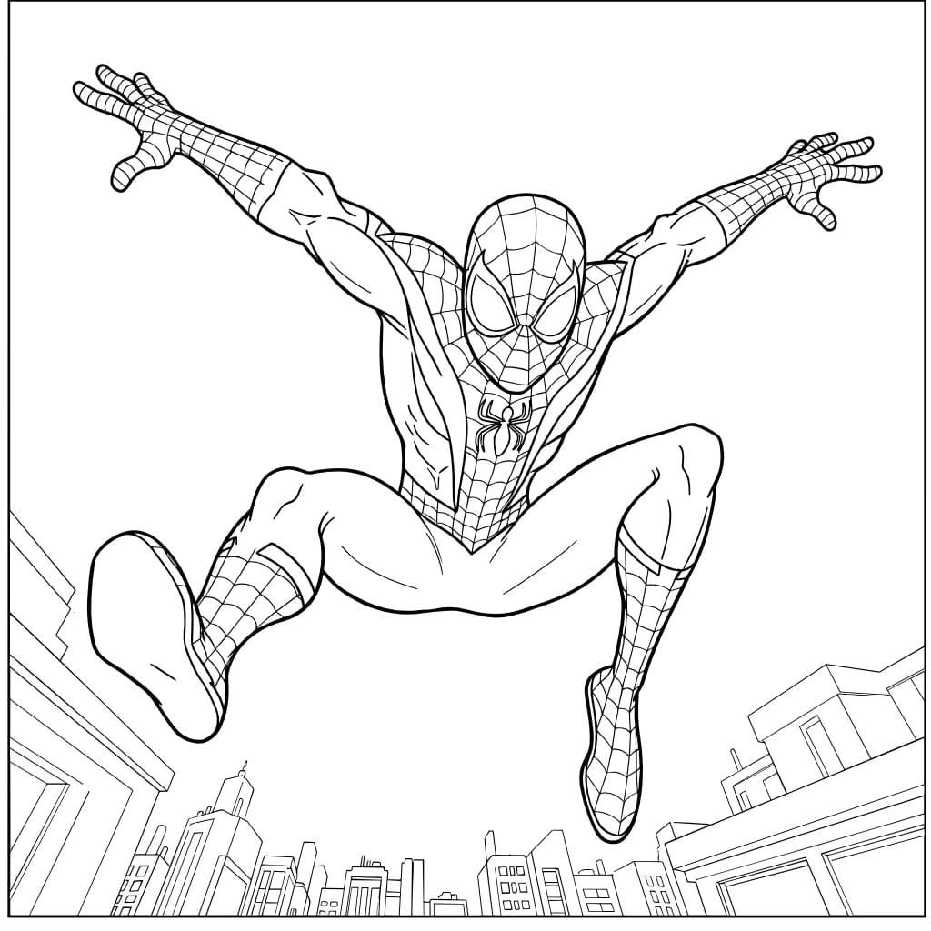 Desenhos do Homem-Aranha para Imprimir e Colorir