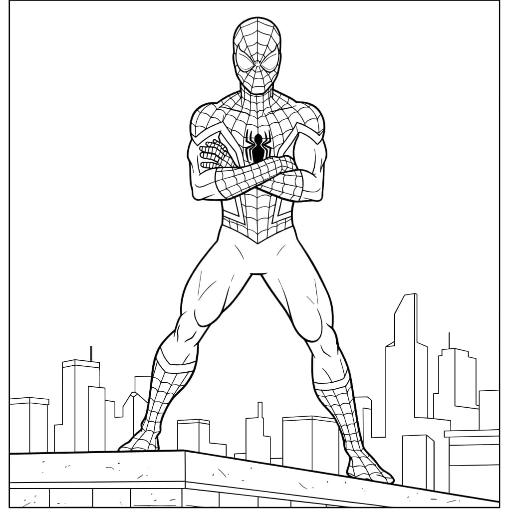 Desenhos do Homem-Aranha para Imprimir e Colorir
