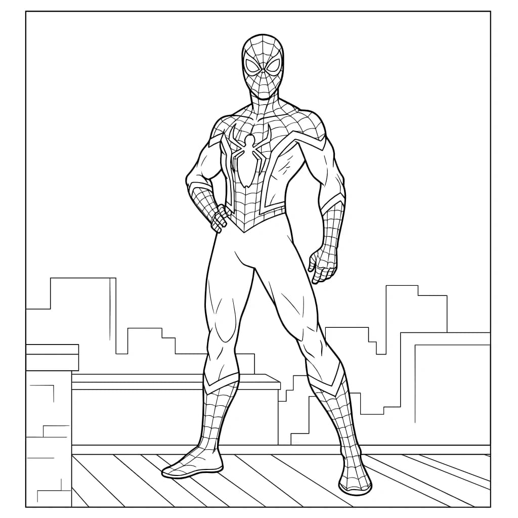Desenhos do Homem-Aranha para Imprimir e Colorir