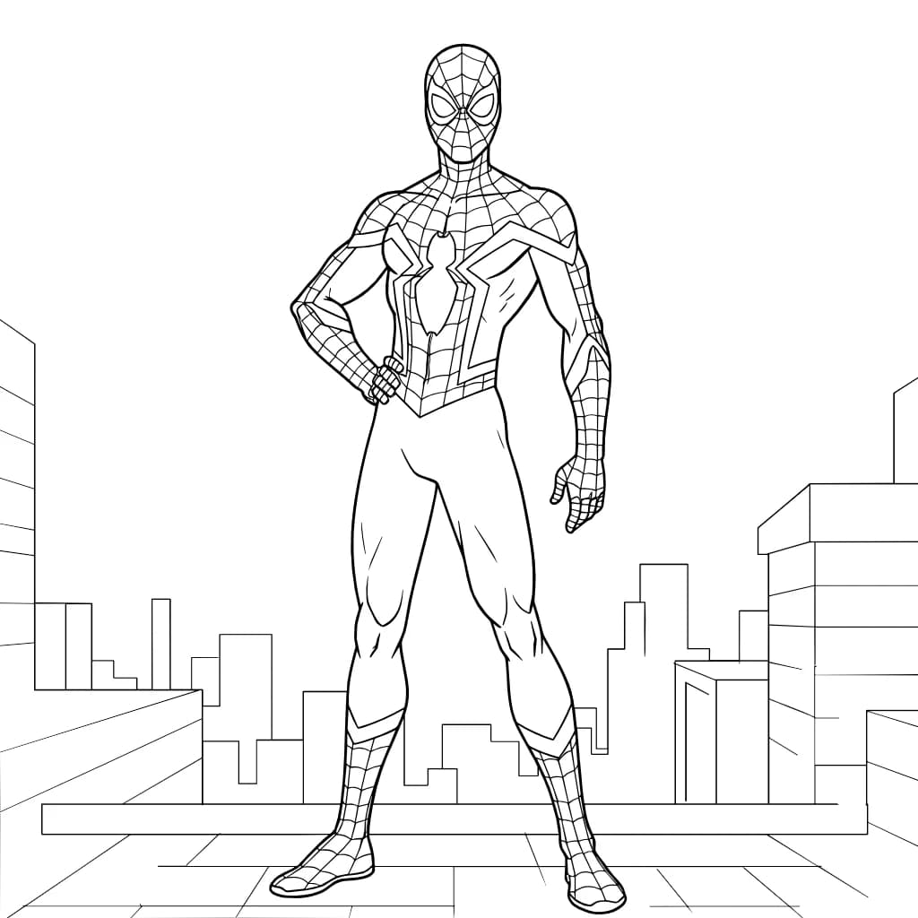 Desenhos do Homem-Aranha para Imprimir e Colorir