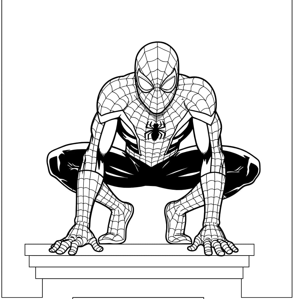 Desenhos do Homem-Aranha para Imprimir e Colorir