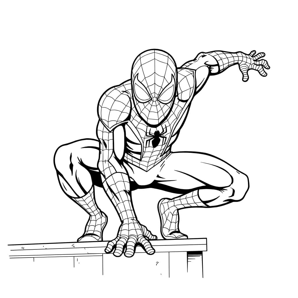 Desenhos do Homem-Aranha para Imprimir e Colorir