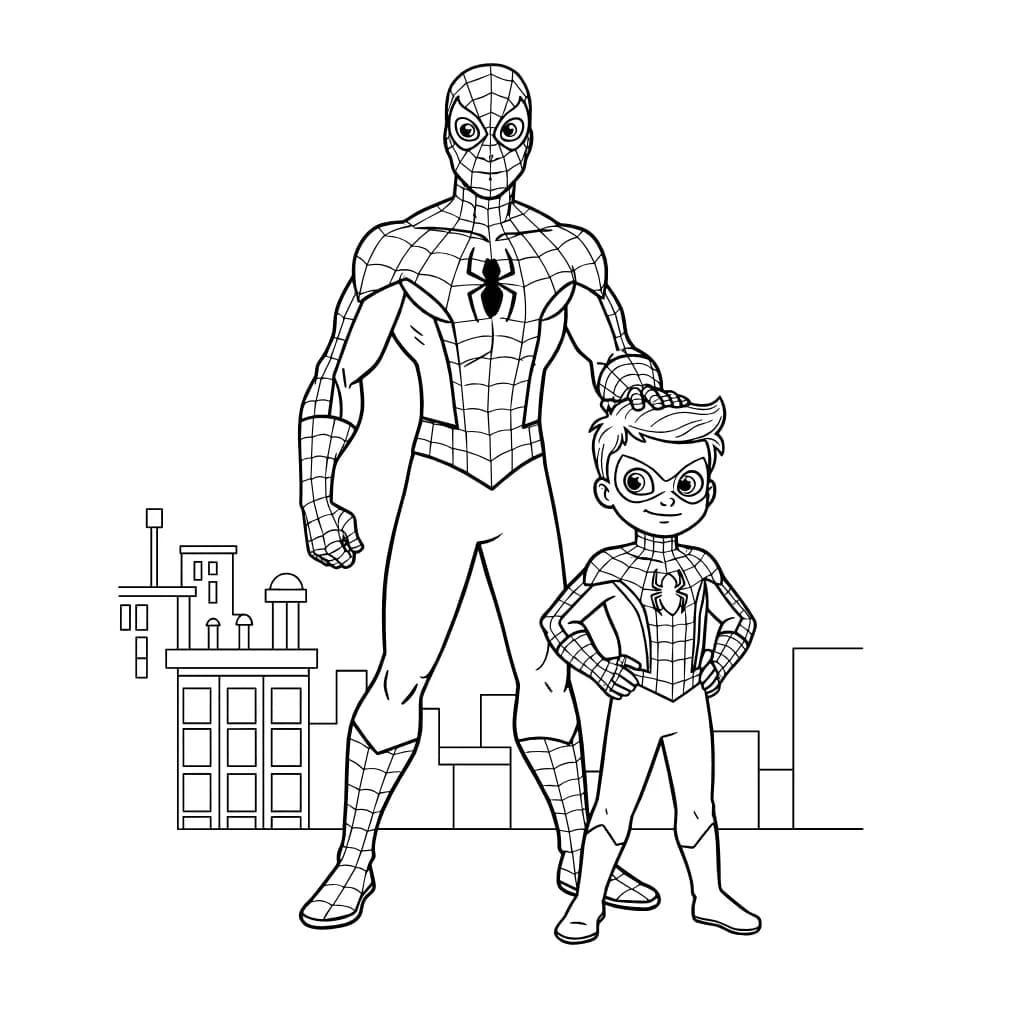 Desenhos do Homem-Aranha para Imprimir e Colorir
