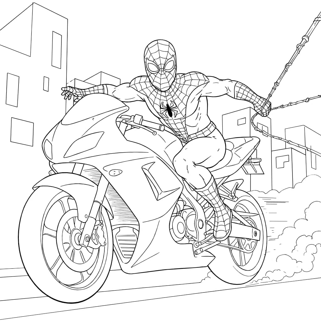 Desenhos do Homem-Aranha para Imprimir e Colorir