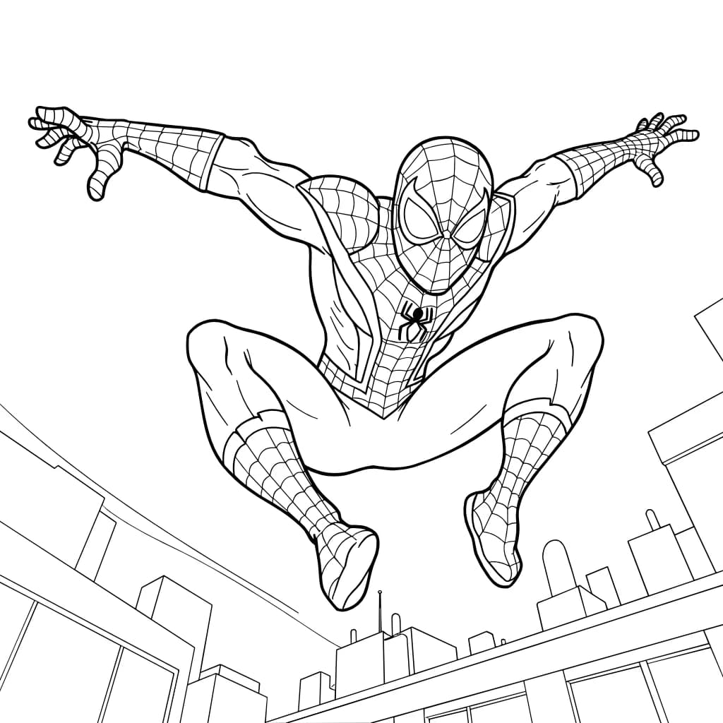 Desenhos do Homem-Aranha para Imprimir e Colorir