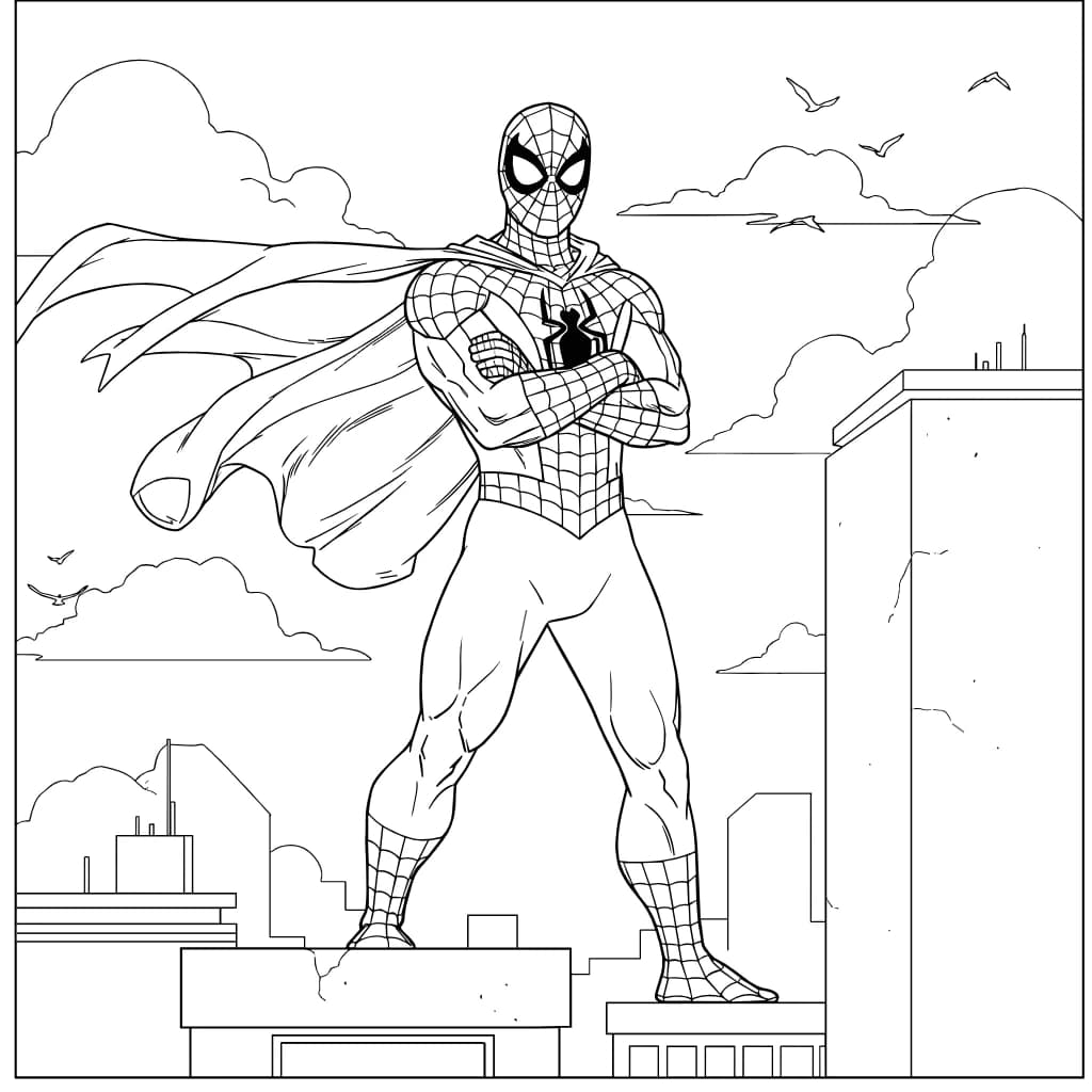 Desenhos do Homem-Aranha para Imprimir e Colorir