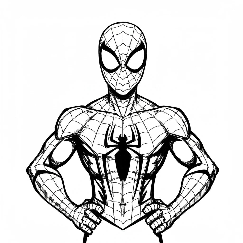 Desenhos do Homem-Aranha para Imprimir e Colorir