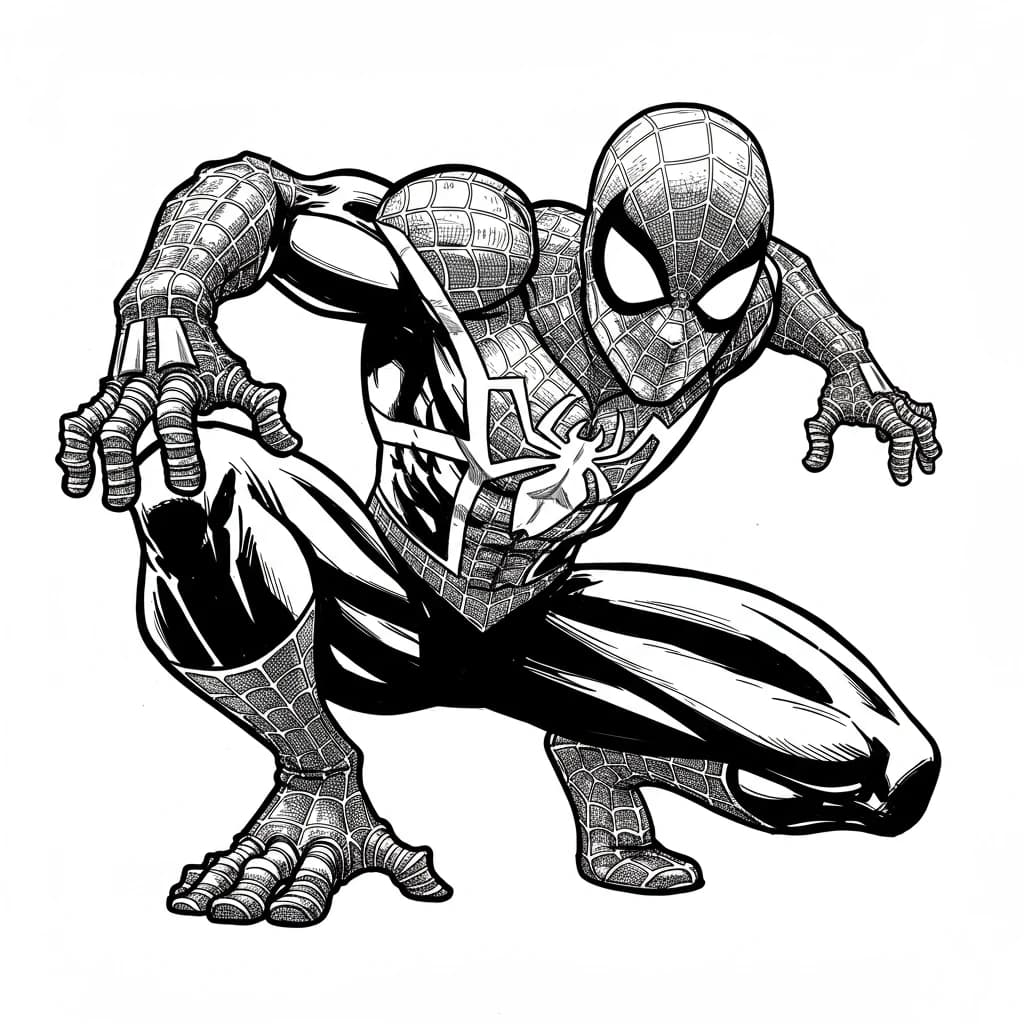 Desenhos do Homem-Aranha para Imprimir e Colorir