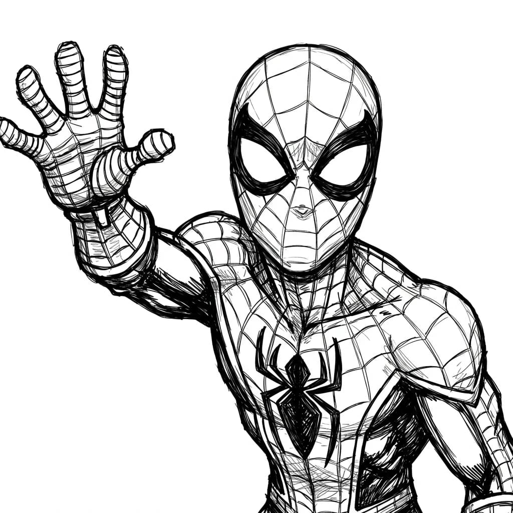Desenhos do Homem-Aranha para Imprimir e Colorir