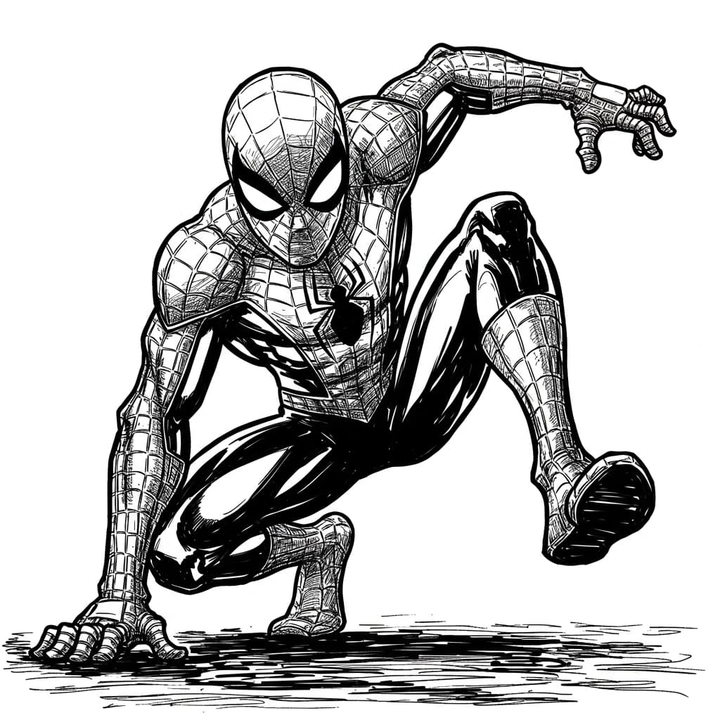 Desenhos do Homem-Aranha para Imprimir e Colorir