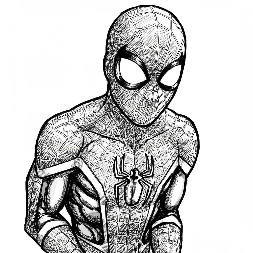 Desenhos do Homem-Aranha para Imprimir e Colorir