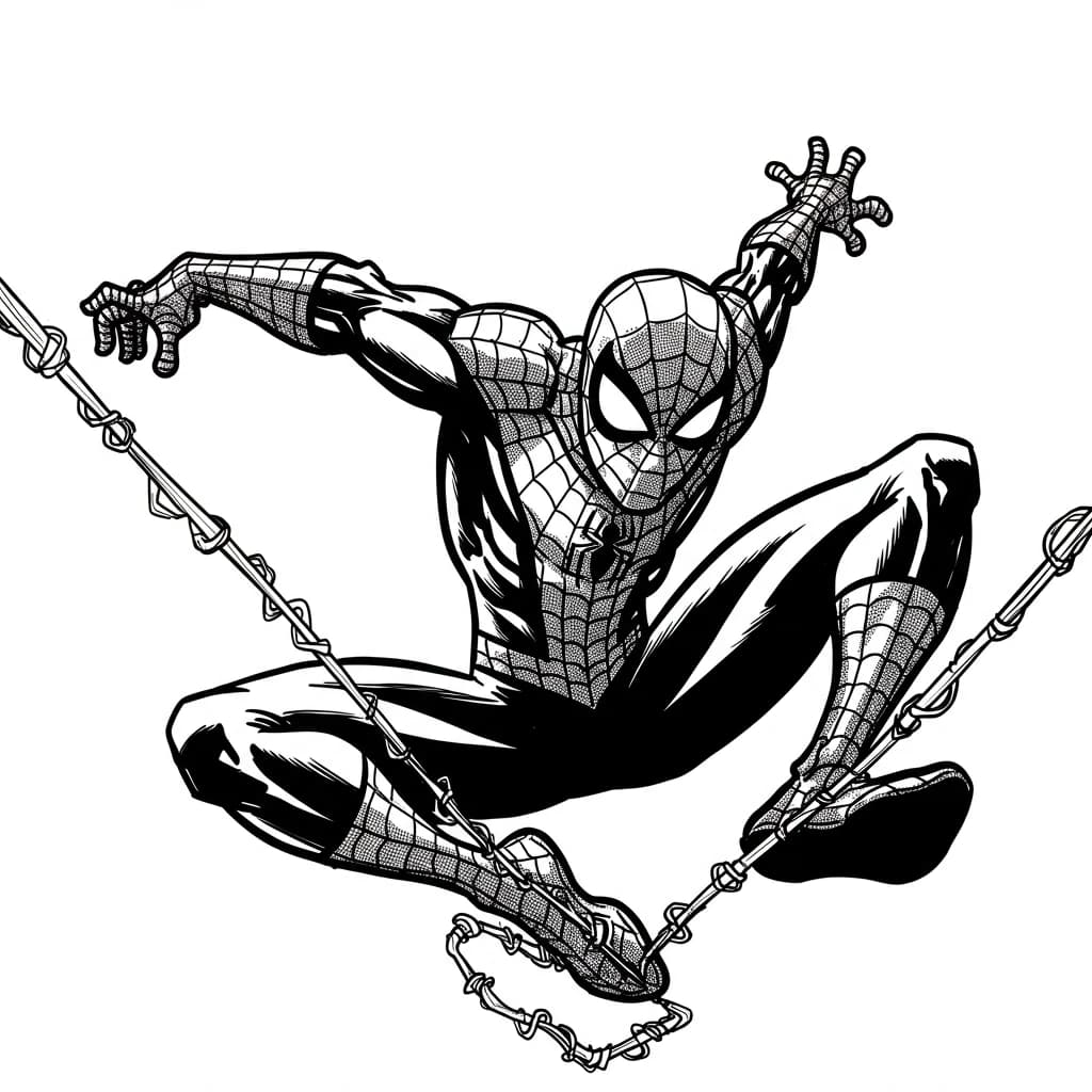 Desenhos do Homem-Aranha para Imprimir e Colorir