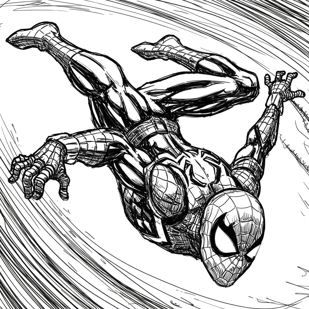 Desenhos do Homem-Aranha para Imprimir e Colorir