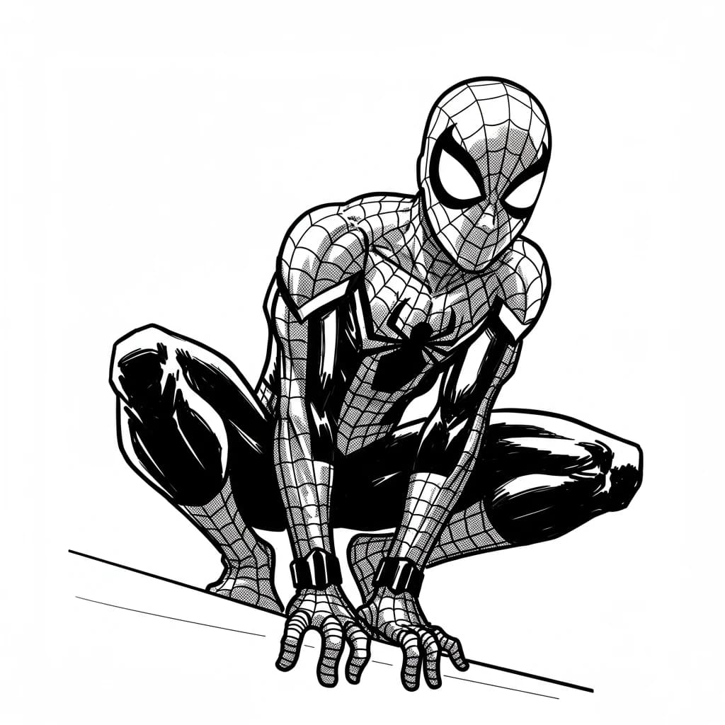 Desenhos do Homem-Aranha para Imprimir e Colorir