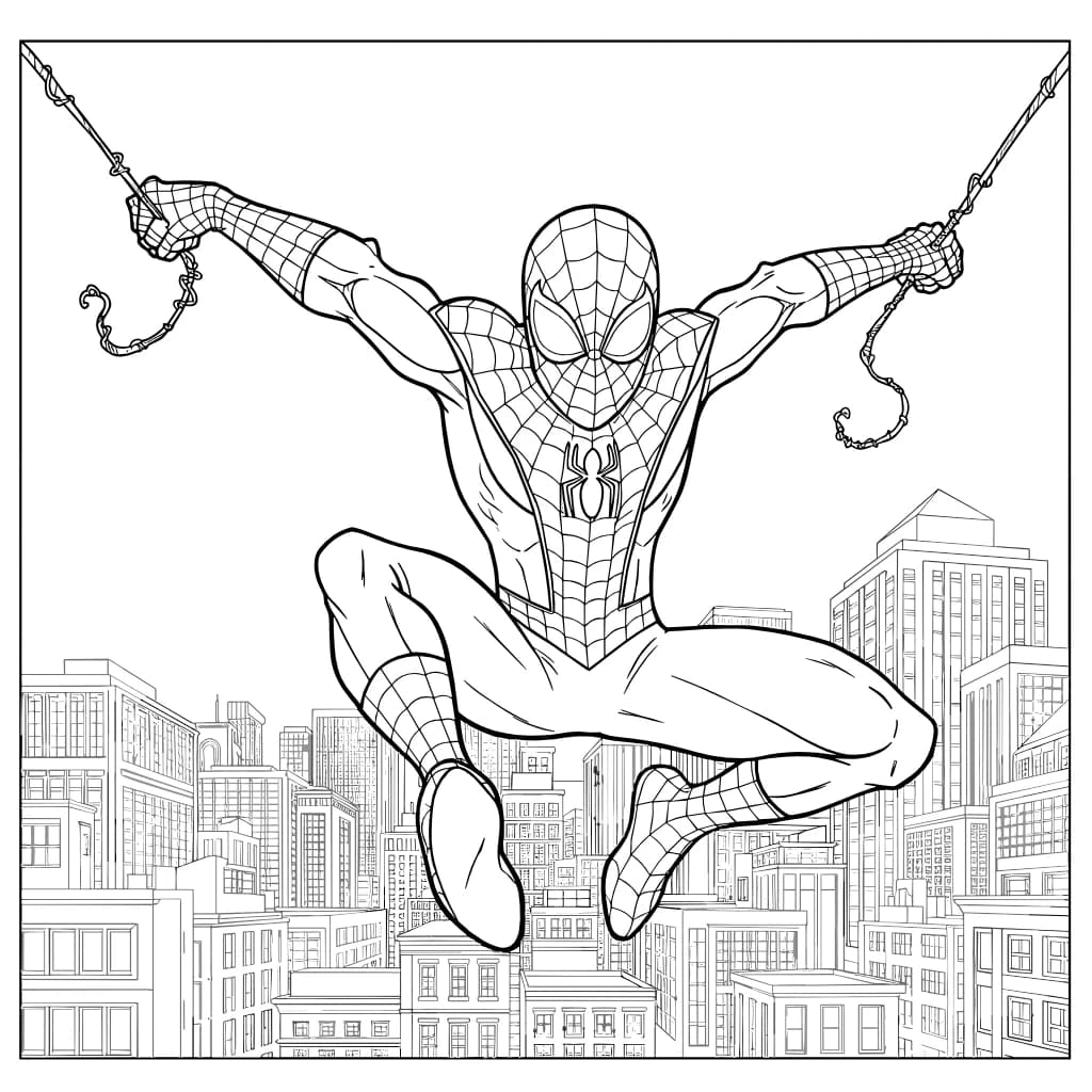 Desenhos do Homem-Aranha para Imprimir e Colorir