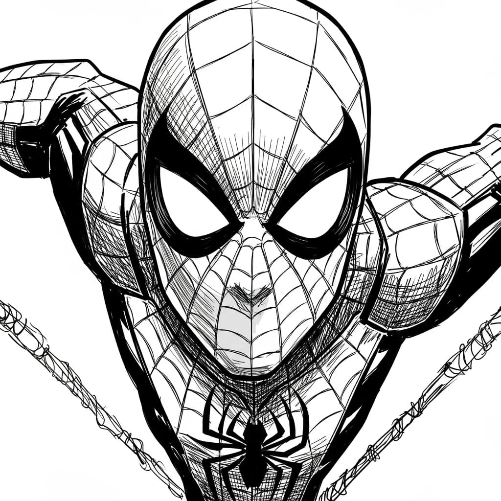 Desenhos do Homem-Aranha para Imprimir e Colorir