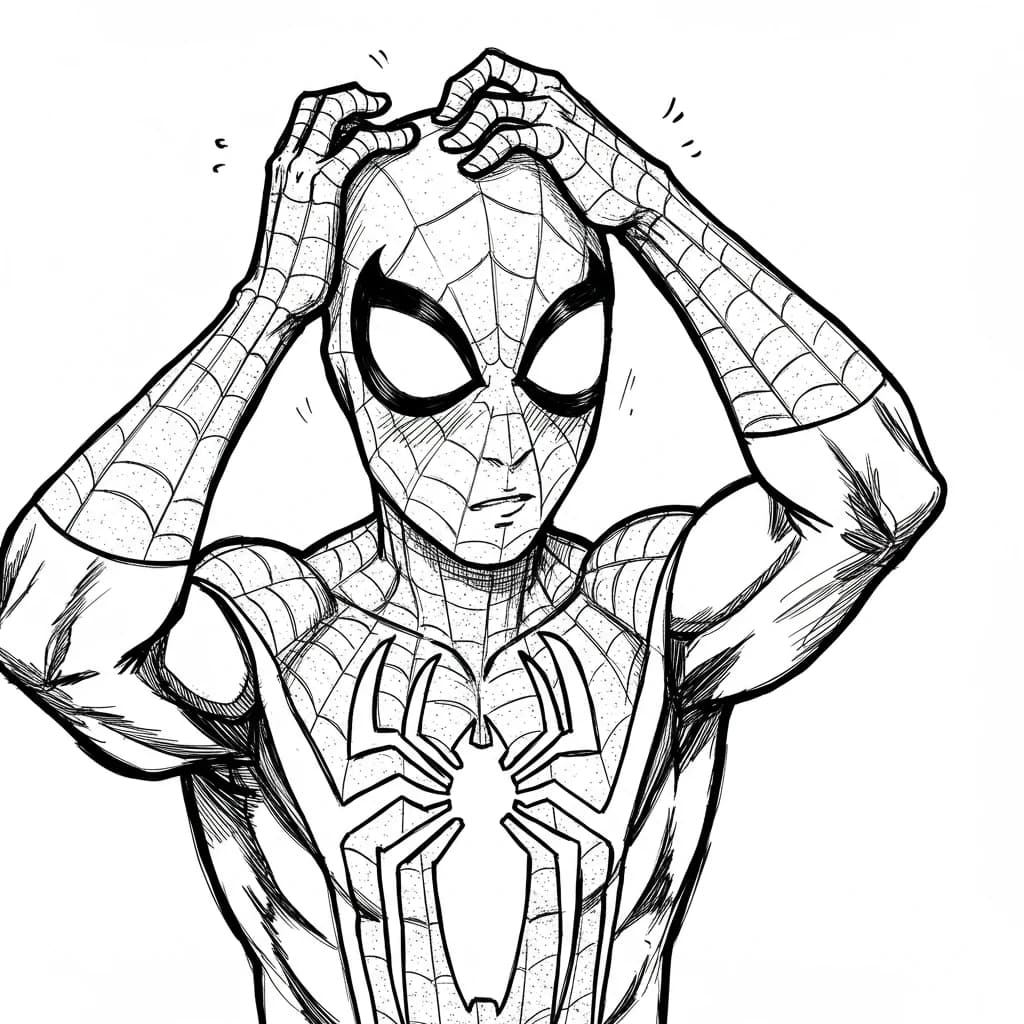 Desenhos do Homem-Aranha para Imprimir e Colorir