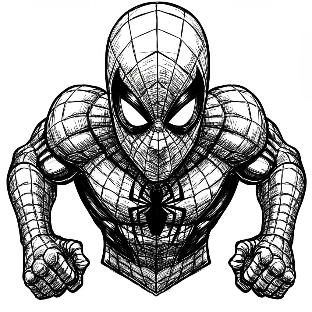 Desenhos do Homem-Aranha para Imprimir e Colorir