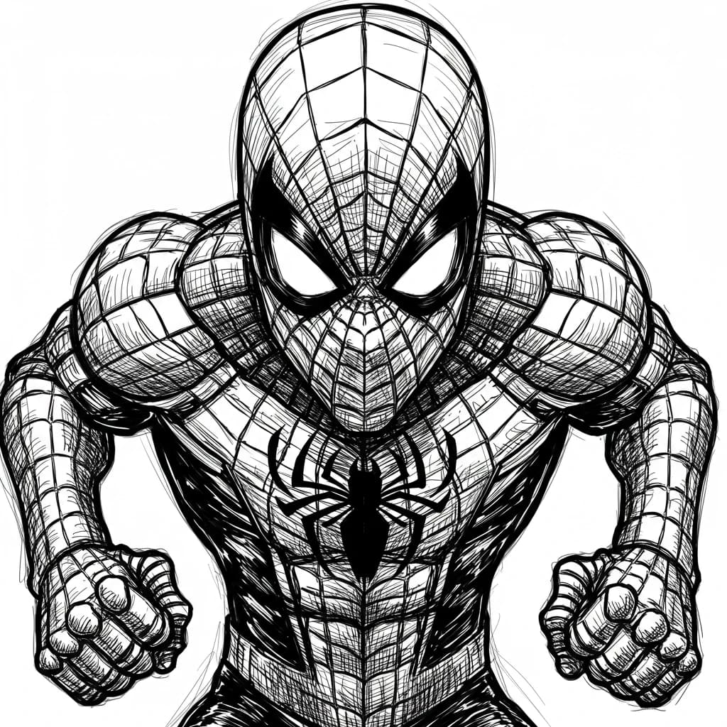 Desenhos do Homem-Aranha para Imprimir e Colorir