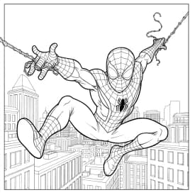 Desenhos do Homem-Aranha para Imprimir e Colorir