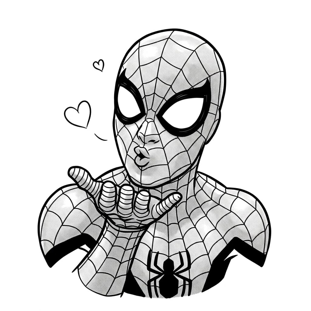 Desenhos do Homem-Aranha para Imprimir e Colorir