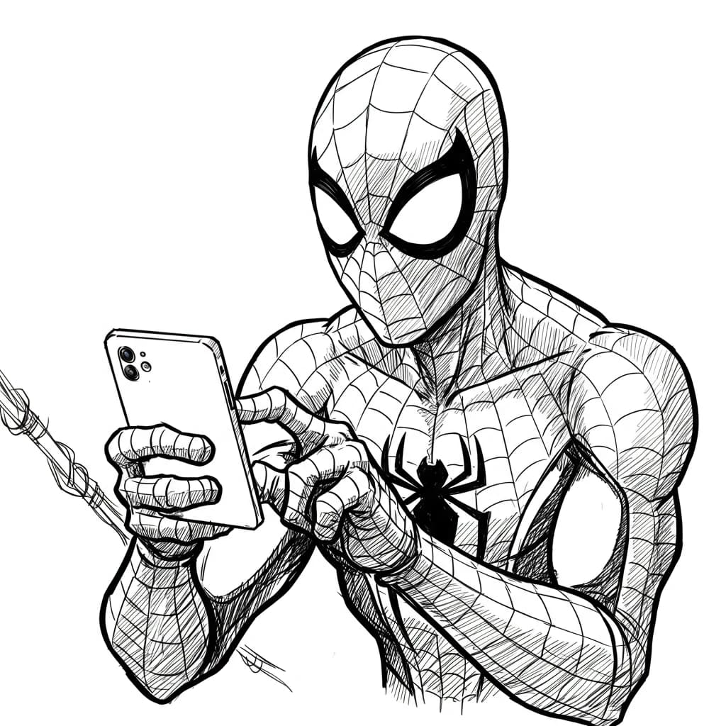 Desenhos do Homem-Aranha para Imprimir e Colorir