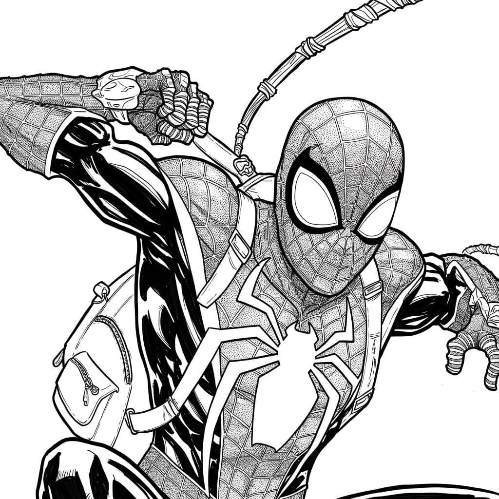 Desenhos do Homem-Aranha para Imprimir e Colorir