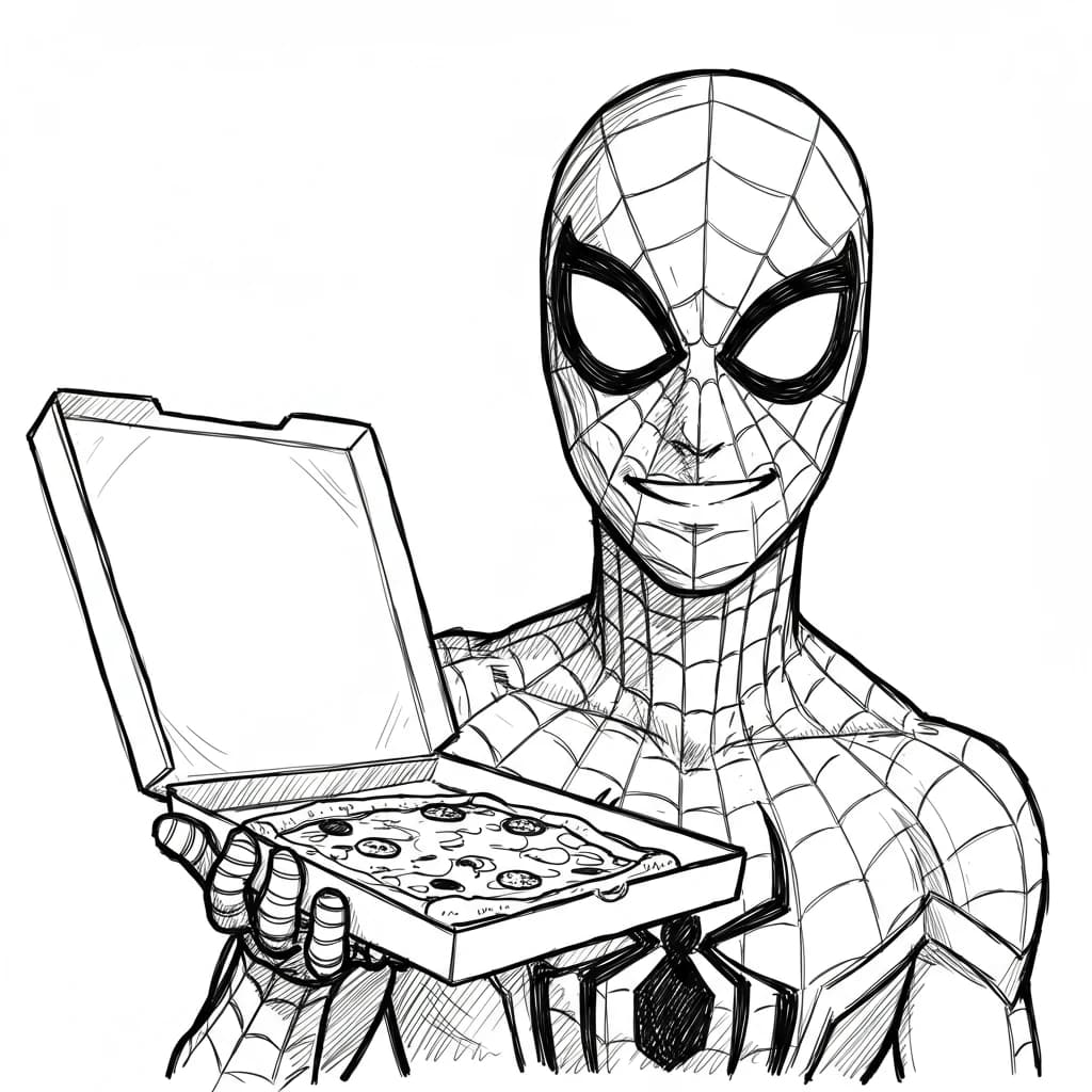Desenhos do Homem-Aranha para Imprimir e Colorir