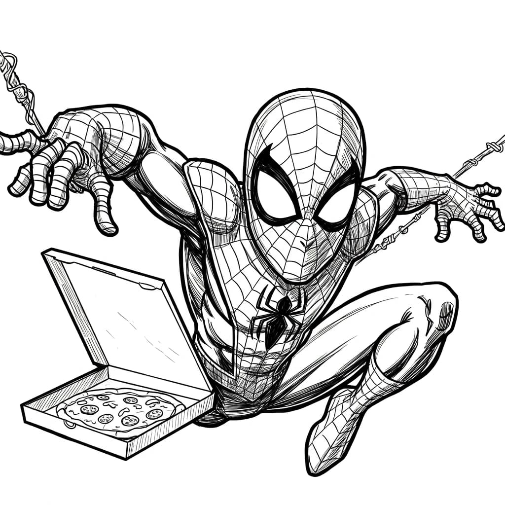 Desenhos do Homem-Aranha para Imprimir e Colorir