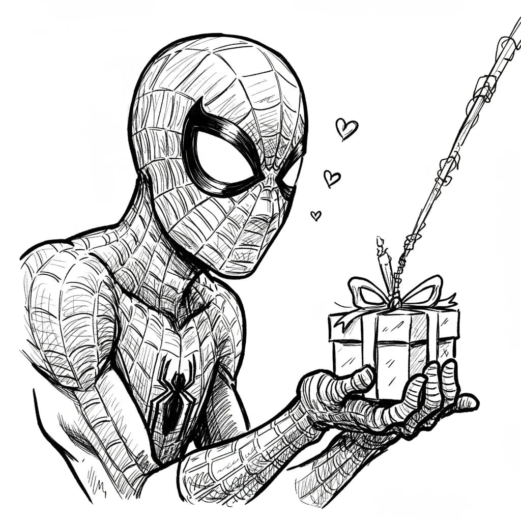 Desenhos do Homem-Aranha para Imprimir e Colorir