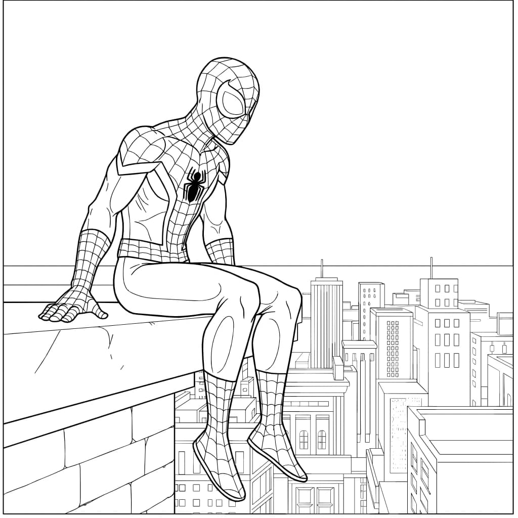 Desenhos do Homem-Aranha para Imprimir e Colorir