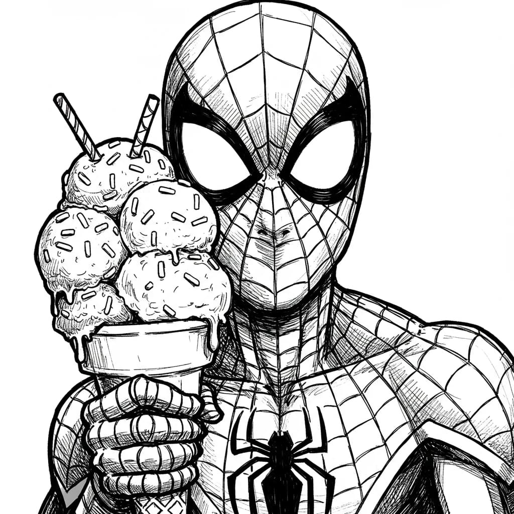 Desenhos do Homem-Aranha para Imprimir e Colorir