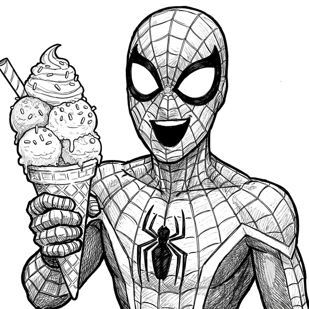 Desenhos do Homem-Aranha para Imprimir e Colorir